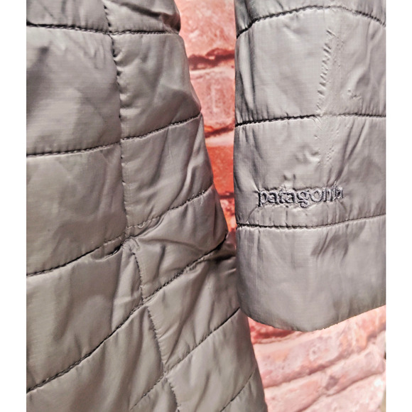 Patagonia Jacket Womens Medium Gray Vosque 3-in-1 Parka Puffer *Needs Zipper* - Picture 7 of 10